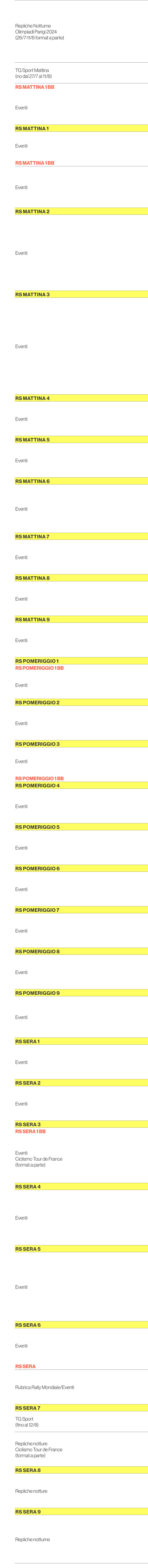 6.30,Repliche Notturne Olimpiadi Parigi 2024 (26/7 11/8 format a parte),6.35,6.40,6.45,6.50,6.55,7.00,7.05,7.10,7.15,...